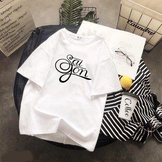 Áo thun cotton unisex - việt nam - sài gòn - chữ sài gòn