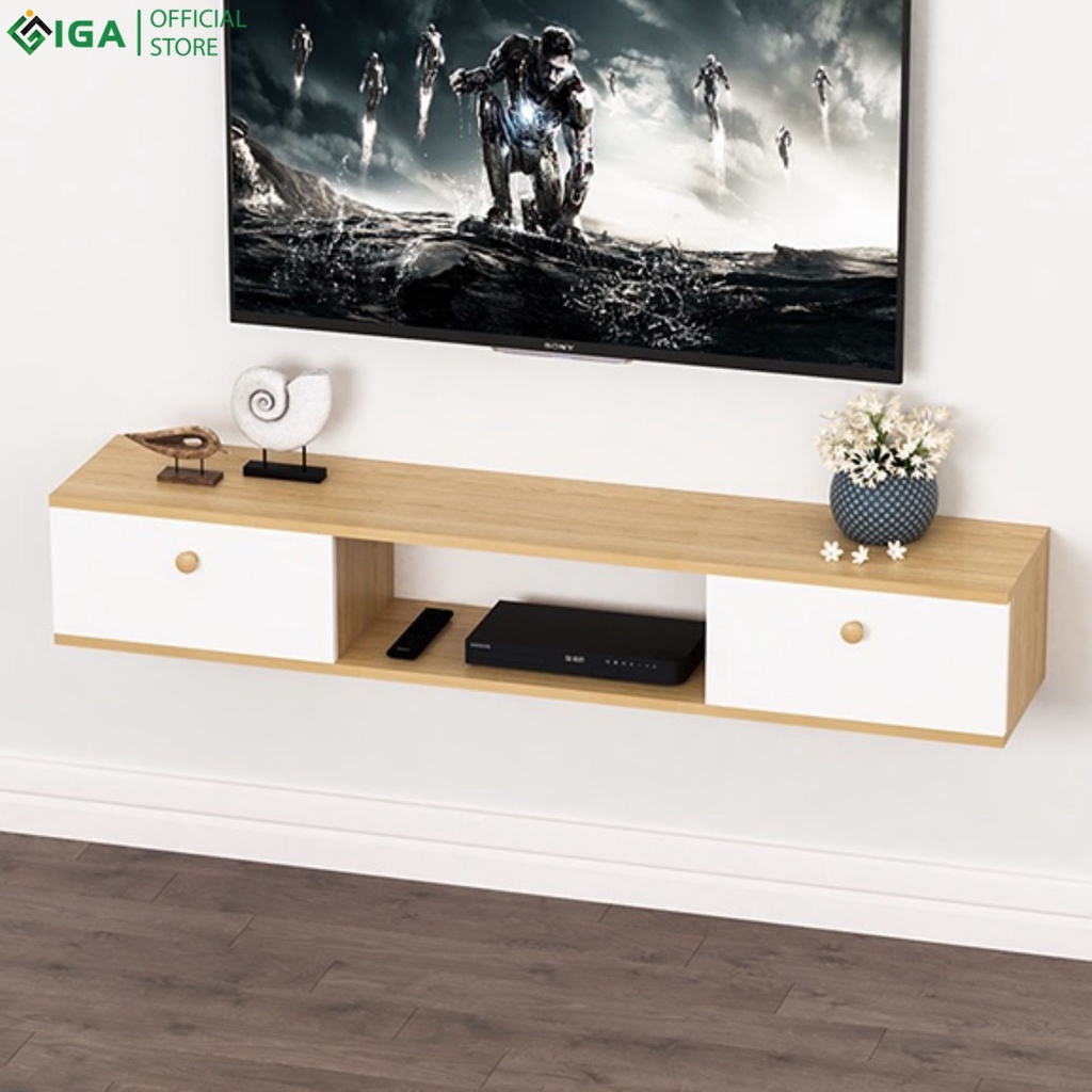 Kệ tivi, kệ treo tường phong cách Bắc Âu. GP188