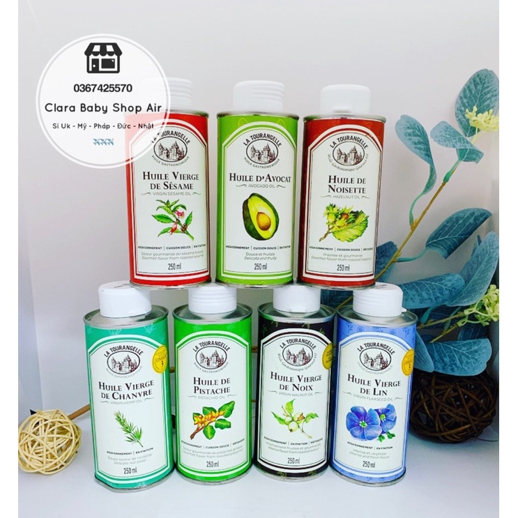 (Air/bill date 2023) Dầu La Tourangelle Avocado Oil 250ml của Pháp