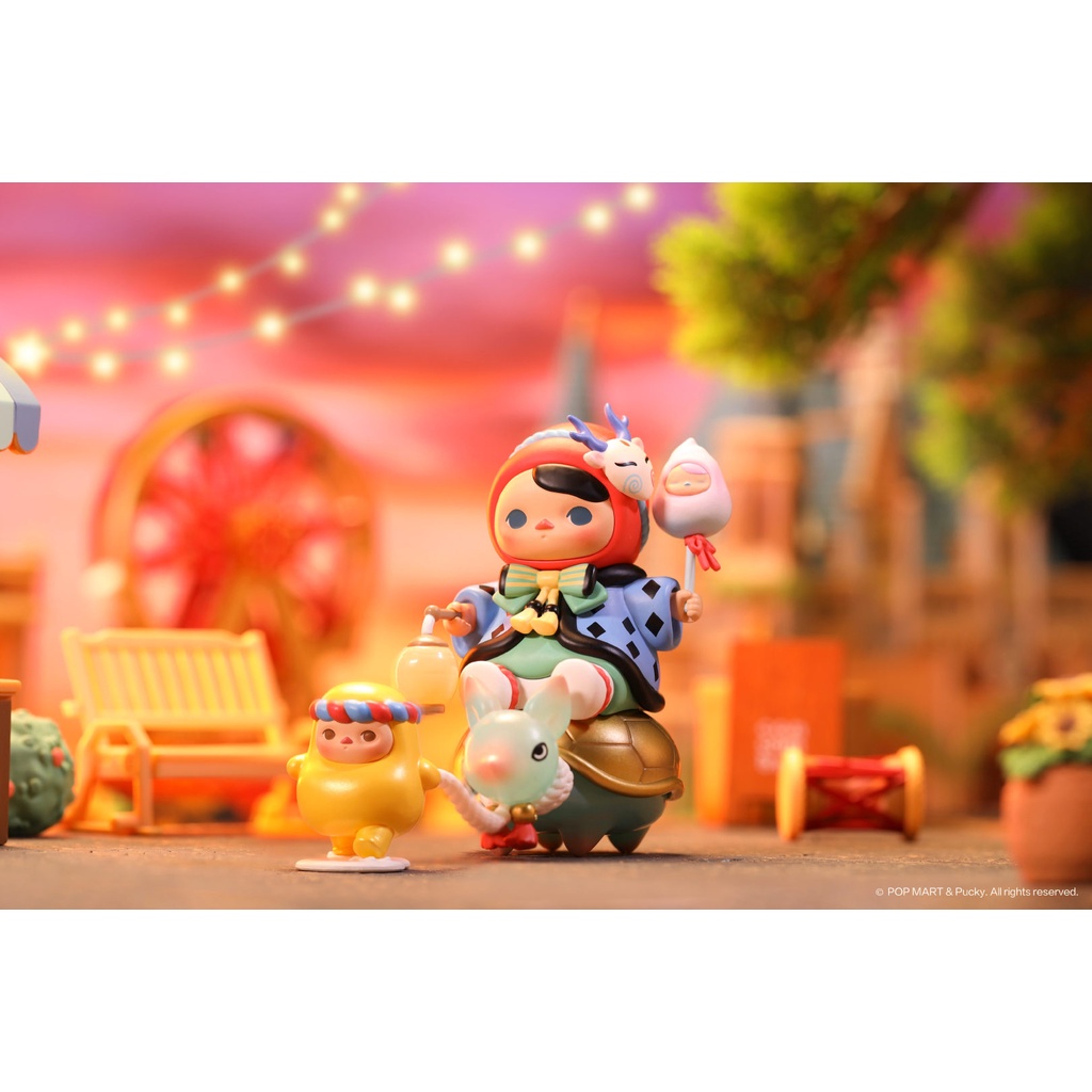 Pop mart popmart Đồ Chơi Nghệ Thuật Lễ Hội Khóa Hộp Mù Dễ Thương Làm Quà Tặng Cho Bé