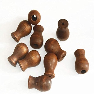 Set 12 Núm Kéo Cửa Sổ Bằng Dây Gỗ Tua Rua Nhỏ Gọn