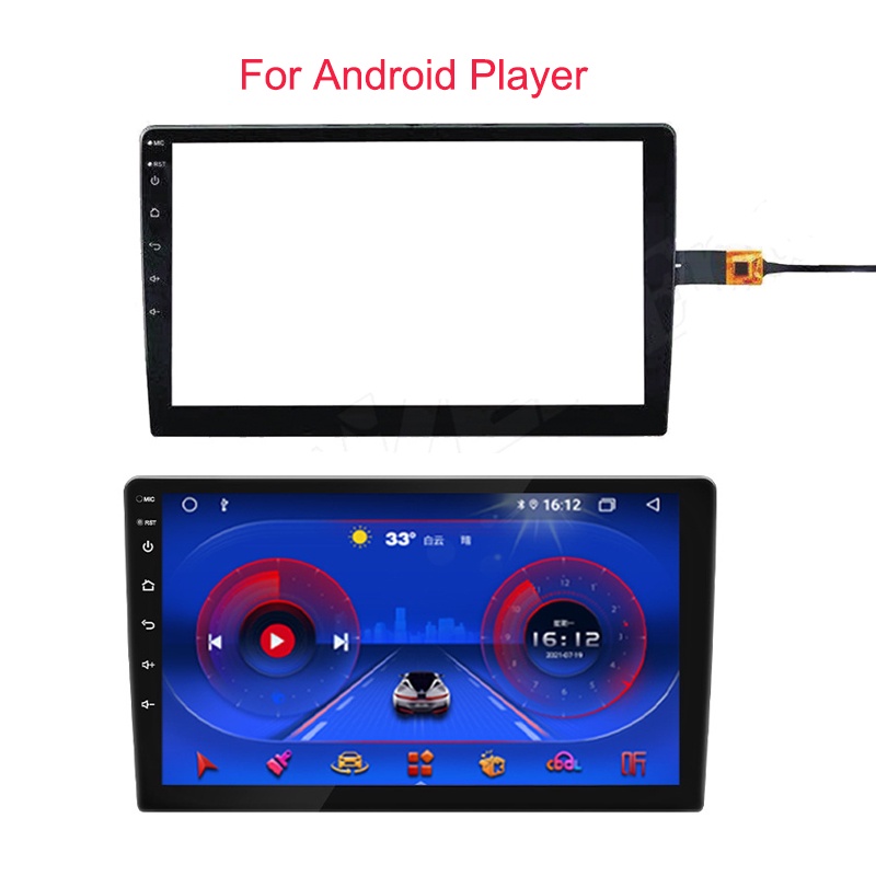 Màn Hình Cảm Ứng 2.5D 9''/10.1'' Inch Cho Xe Ô Tô