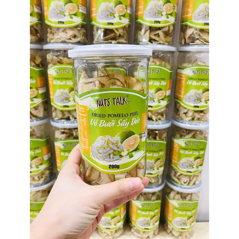 Vỏ Bưởi Sấy Dẻo Nuts Talk - 200gr