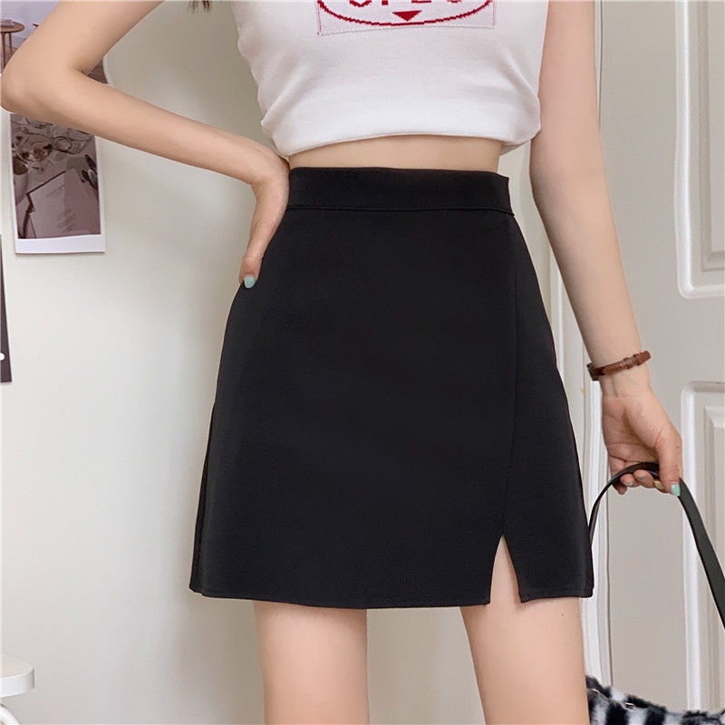 Váy Ôm Eo Cao Xẻ Tà Thời Trang Mùa Hè Mới