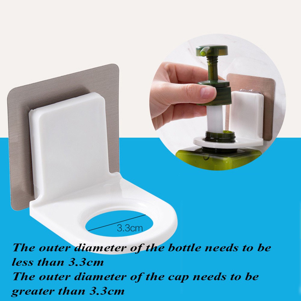 Móc treo chai sữa tắm gắn tường nhà vệ sinh