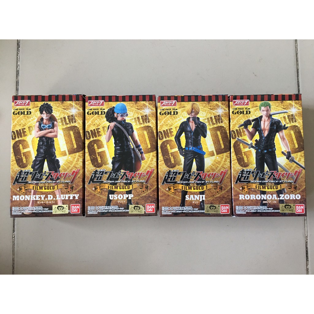 Mô hình One Piece Styling Film Gold 1 Set (04box)