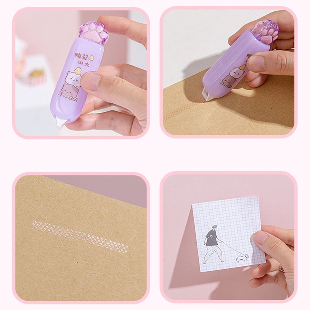 Băng Keo Dán Hoạt Hình Dễ Thương 5mm * 6m