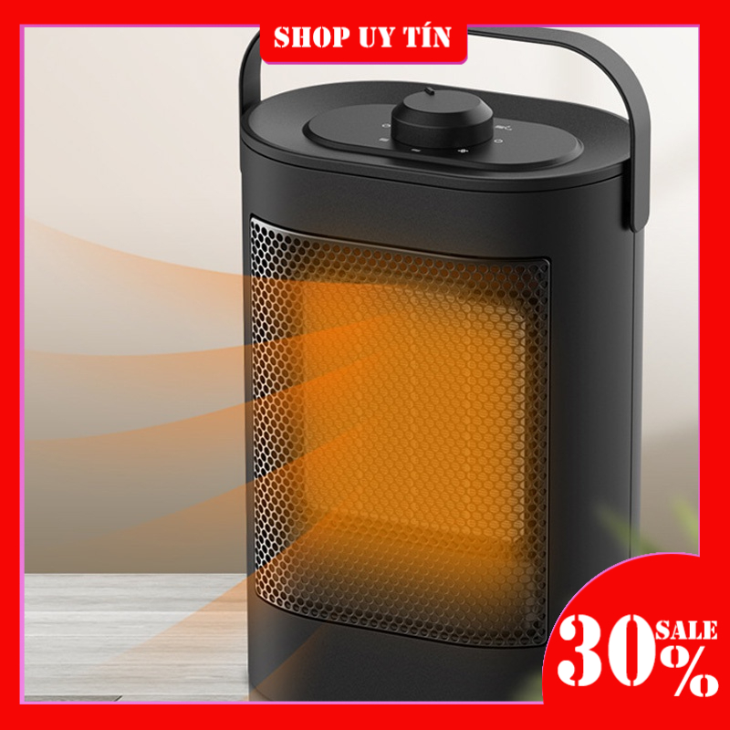 Máy sưởi mini ấm phòng ngủ HQ-YND-900D NPR68, quạt sưởi ấm cho bé 3 chế độ, quạt sưởi mini để bàn nhỏ gọn