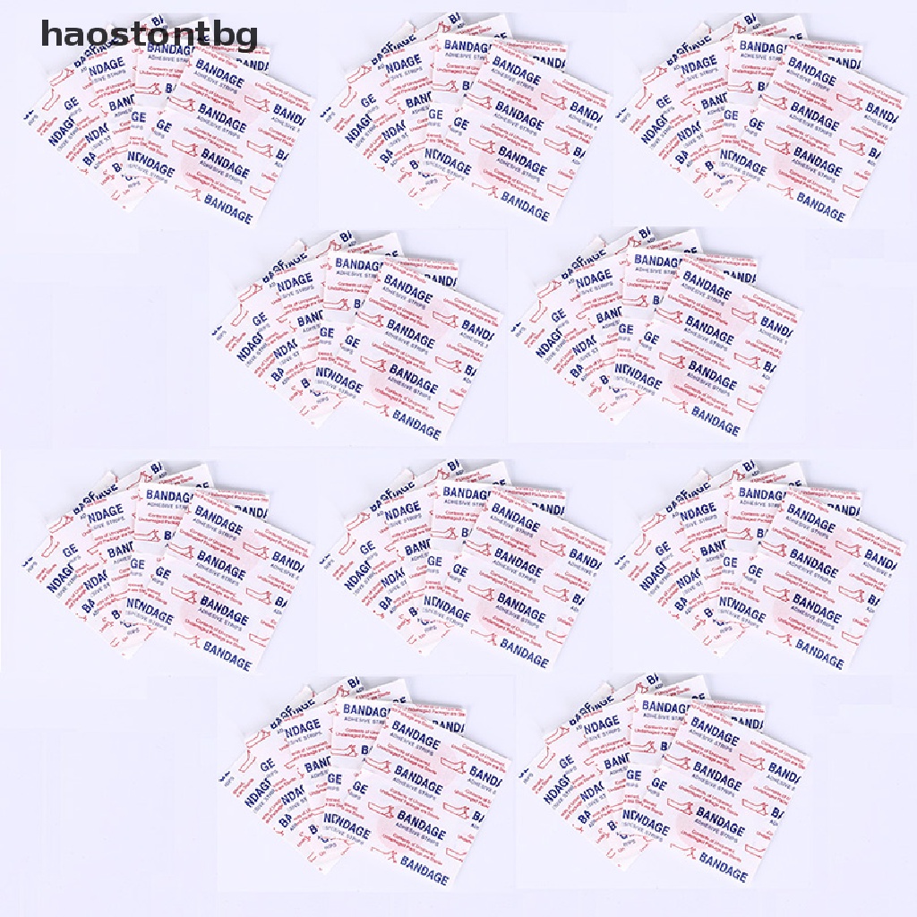 [haostontbg] 50pcs/pack flexible band aid plaster health care sterile hemostasis stickers [haostontbg]