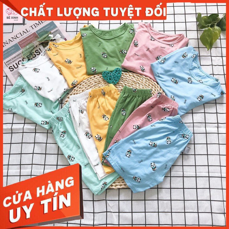 Bộ cộc tay cho bé  Bộ cộc tay Panda cho bé trai bé gái  chất thun lạnh cao cấp siêu mềm siêu mát