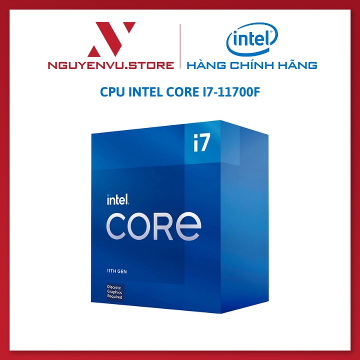 CPU Intel Core i7-11700F  - Socket Intel LGA 1200 - Hàng chính hãng