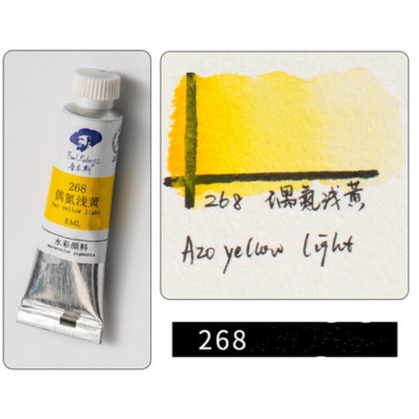 [TẶNG GIẤY VẼ] Màu nước Paul Rubens 5ml Pigment Watercolor hạng Student