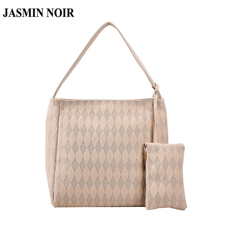 Túi Xách JASMIN NOIR Đeo Chéo Vải Bạt Ngăn Chứa Rộng Đơn Giản Cho Nữ