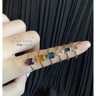 [ancafe.shop] Nhẫn, nữ, Hàn Quốc, trơn, đôi, unisex