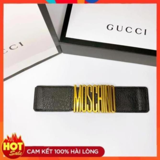 Đai váy MOSSCHIN0 bản 5cm / thắtlưng moschino , phụ kiện nữ trang - Hari Korea Accessories
