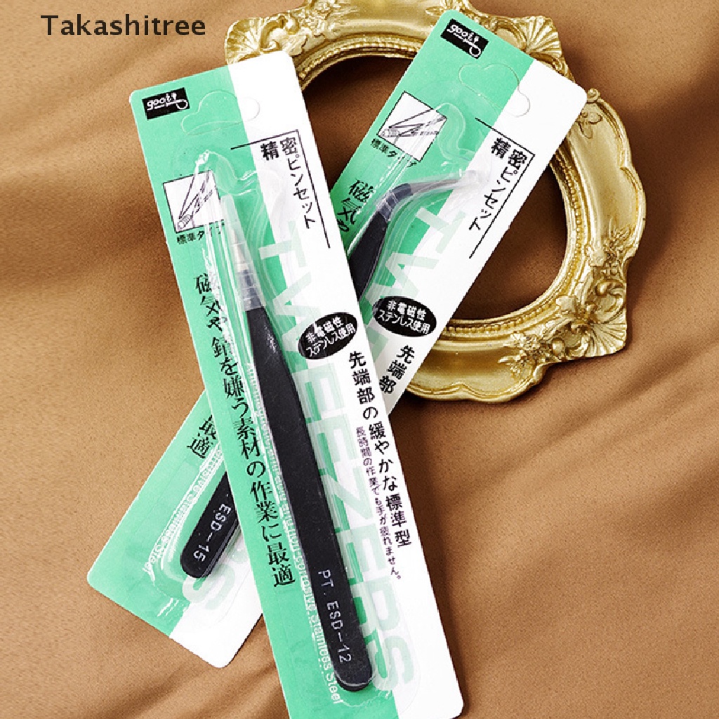 Nhíp khủy tay chắc chắn chính xác ESD-15 bằng thép không gỉ ESD-15 chuyên dụng cho làm móng