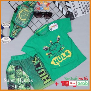Bộ quần áo siêu nhân - đồ siêu nhân khổng lồ xanh  lửng kèm túi comic 2020