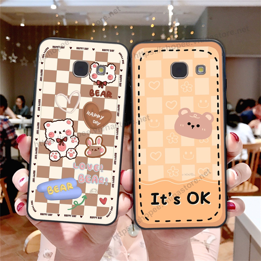 Ốp lưng Samsung A3 2017 / A5 2017 / A7 2017 trái tim mặt cười, gấu cute thể thao cá tính