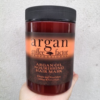 ( HCM ) HẤP TÓC ARGAN COFFE FACTOR - KERATIN PHỤC HỒI TÓC CHUYÊN SÂU 1000ML