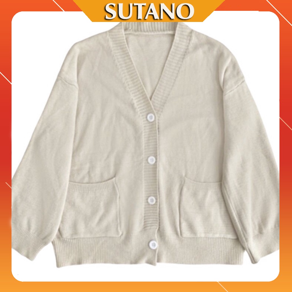 Áo Khoác Cardigan Dài Tay Dễ Thương Học Sinh kiểu dáng Hàn quốc dày dặn hàng đẹp A466 SUTANO | BigBuy360 - bigbuy360.vn