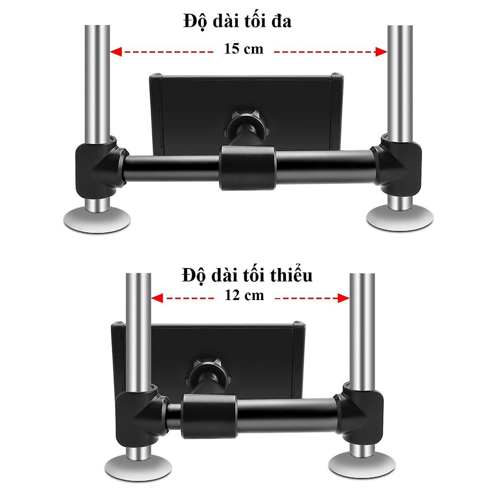 Giá Đỡ Để Điện Thoại Di Động, Máy Tính Bảng Trên Oto Tựa Đầu Xe, Tương Thích Với Điện Thoại Thông Minh / Máy Tính Bảng