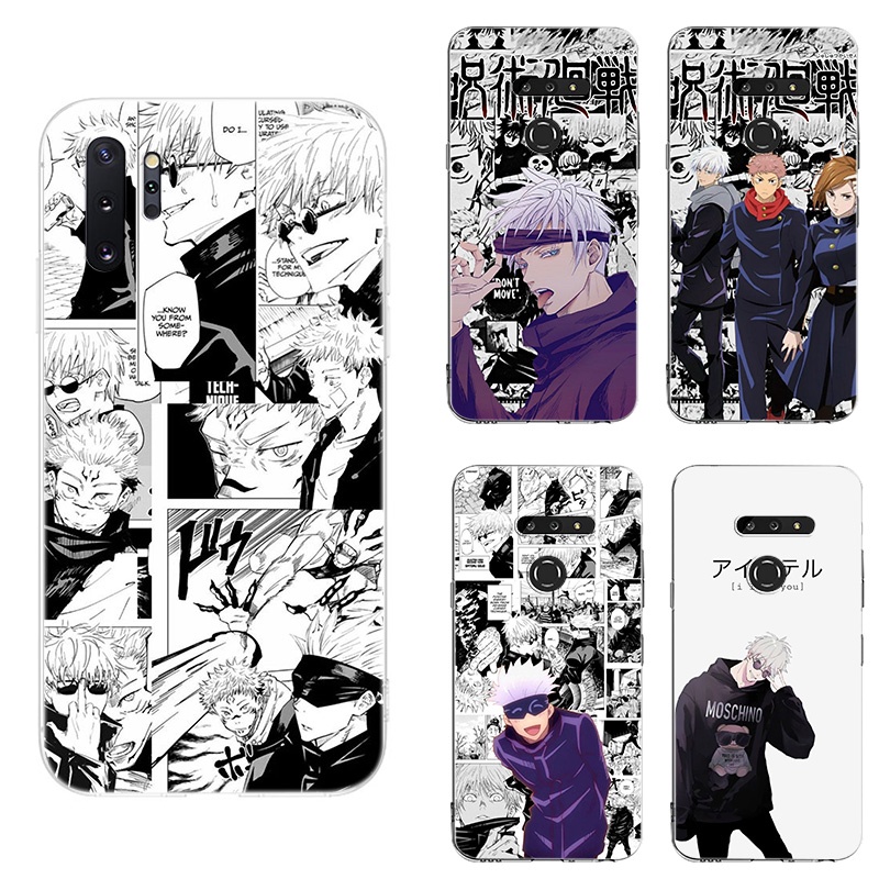 Ốp Điện Thoại Mềm Trong Suốt Hình Anime Jujutsu Kaisen Gojo Satoru Cho Xiaomi Redmi 9T K40 10 10A 10C Note 11 Poco X3 NFC Pro YN150