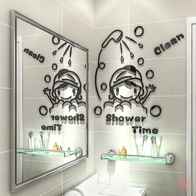 Tranh dán tường mica 3d decor khổ lớn - trang trí tường nhà tắm Nhiều Size - EPeBen