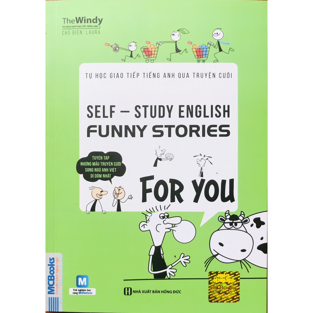 Sách -  Easy English Conversation – Giao tiếp tiếng Anh thật dễ dàng + Tự học giao tiếp tiếng Anh qua truyện cười