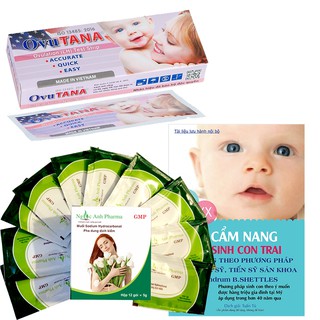 2 gói muối kiềm +6 que thử RT