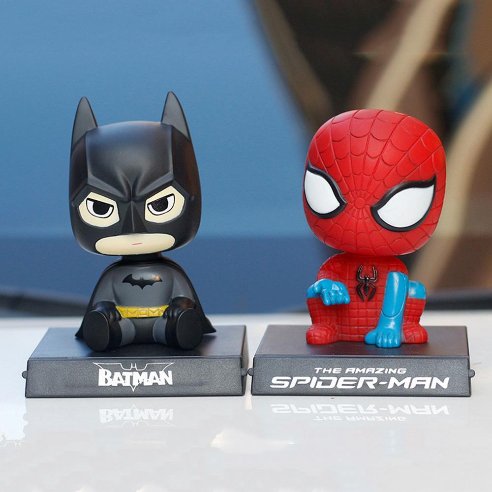 Đồ trang trí Nhân Vật Hoạt Hình Captain America Người Nhện Batman Trang Trí Xe Hơi