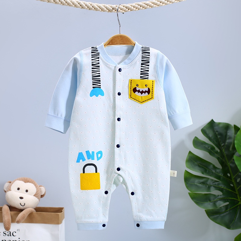 Body liền thân, bodysuit dài tay cotton cho bé trai và bé gái sơ sinh từ 3-12kg, hàng đẹp phong cách mới - 𝐁𝐃𝟕𝟎