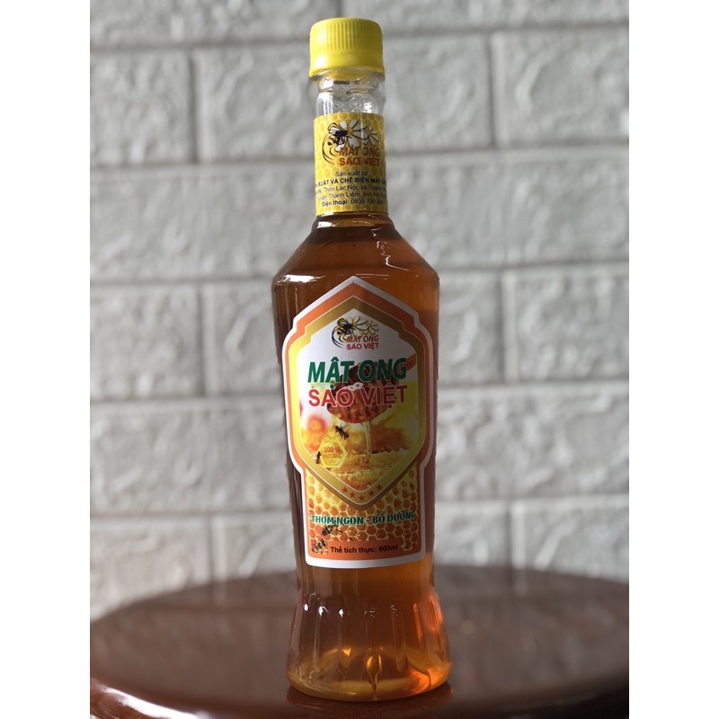 [HÀNG CHUẨN - GIÁ SỈ] MẬT ONG SAO VIỆT 600ML