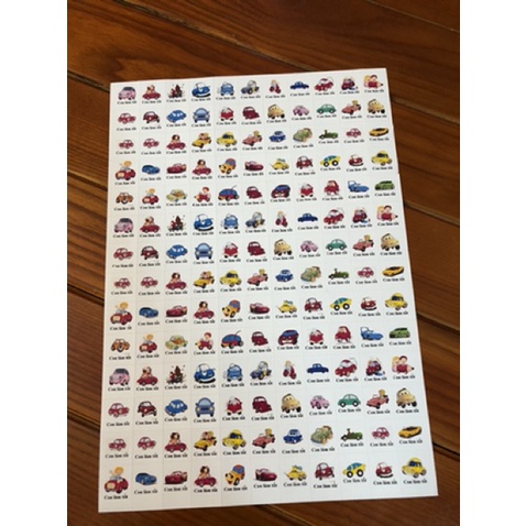 Sticker khen thưởng tiếng việt x 154sticker/ tờ A4