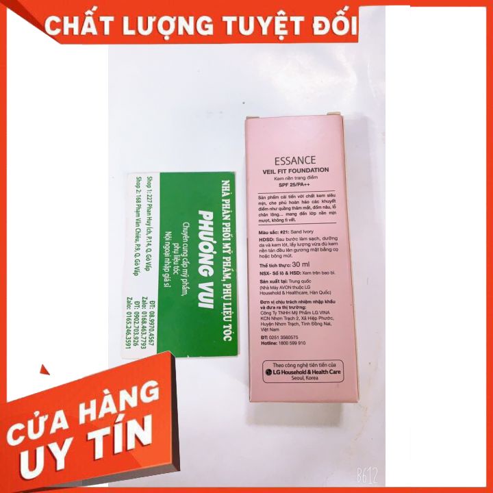 Kem Nền Essance Bền Màu Che Khuyết Điểm #21 Sắc Da Sáng 30ml số 23 màu da tối  che khuyết điểm  đều màu (mẫu mới hàng ct