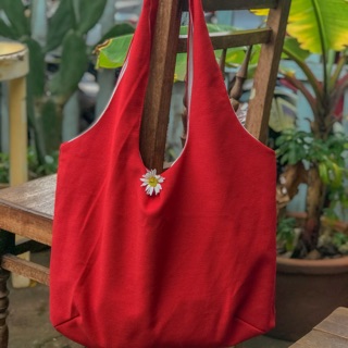 Túi tote trơn basic dạng bầu Attitude