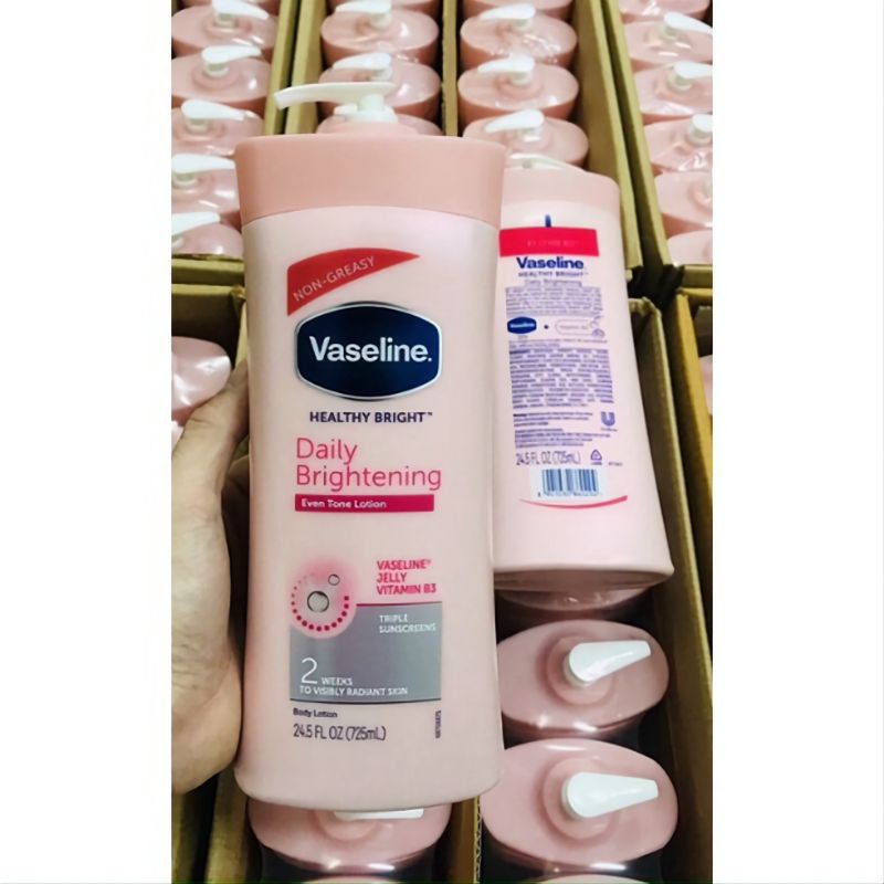 Sữa Dưỡng Thể Vaseline Mỹ Healthy Bright Daily Brightening - 725ml