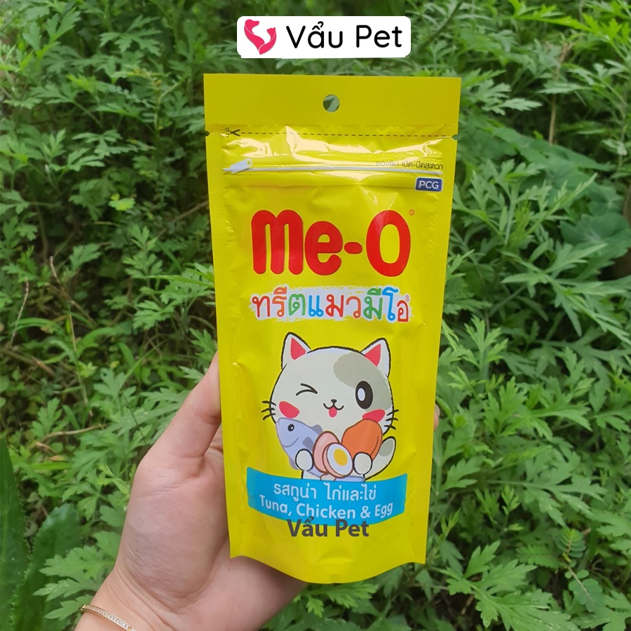 Bánh thưởng cho mèo Me-O 50g - Đồ ăn vặt cho mèo nhập khẩu Thái Lan Vẩu Pet Shop