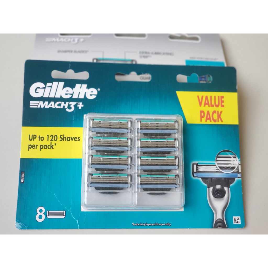 Hộp lưỡi dao cạo râu Gillette Mach 3