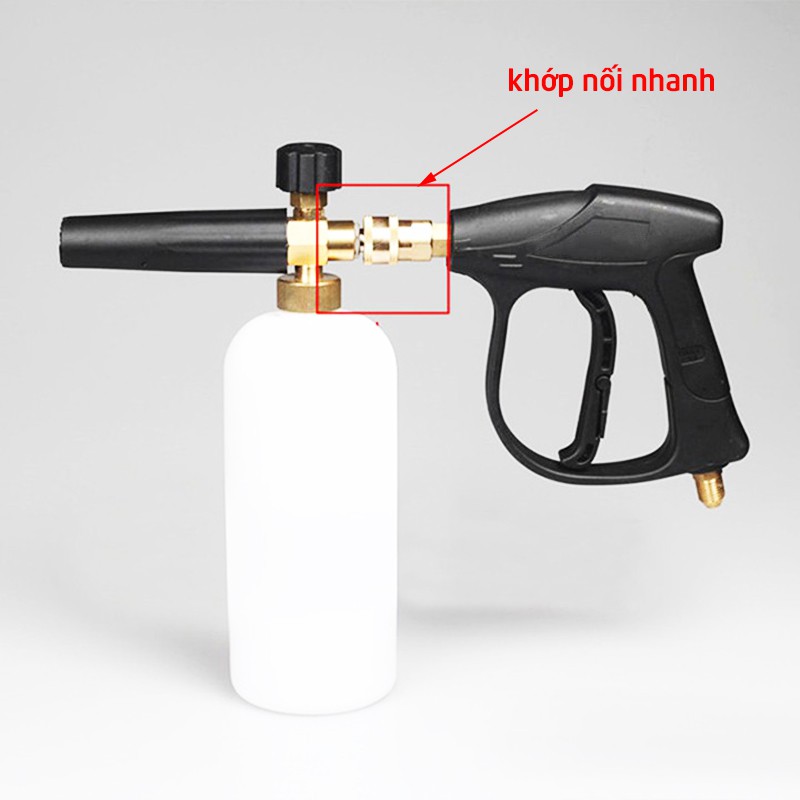 Khớp nối nhanh béc súng xịt rửa của máy rửa xe áp lực cao, đầu cái nối nhanh ¼, ren nối súng 14-C0004-22