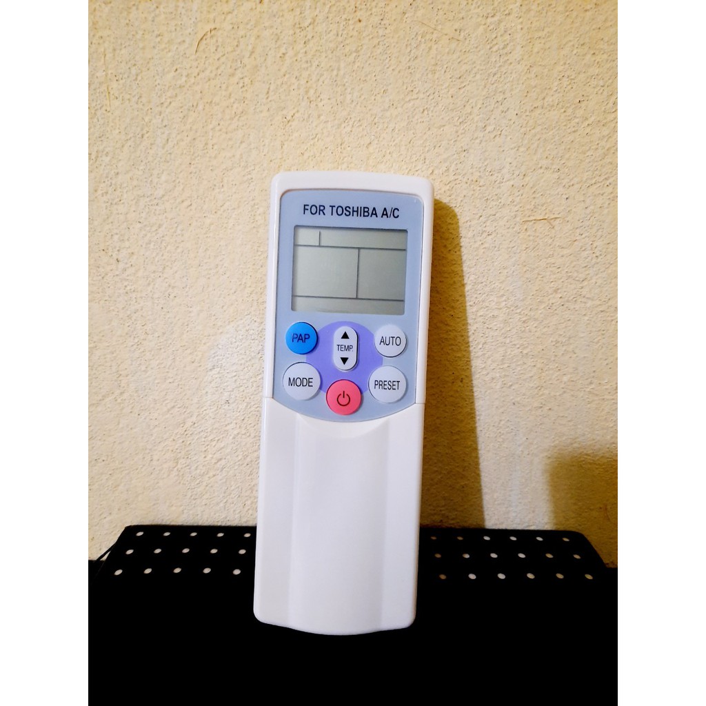 Điều khiển điều hòa Toshiba 1&amp;2 chiều Inverter- Hàng tốt 100% Tặng kèm Pin!!!