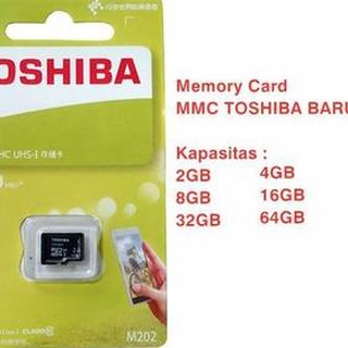 Thẻ Nhớ Toshiba mmc 2GB / 4GB / 8GB / 16GB / 32GB / 64GB Micro SD mmc