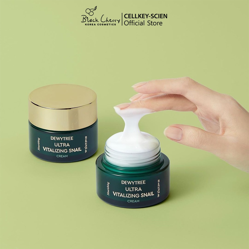 Kem dưỡng da ốc sên chống lão hóa và làm trắng da Dewytree Ultra Vitalizing Snail Cream 80ml