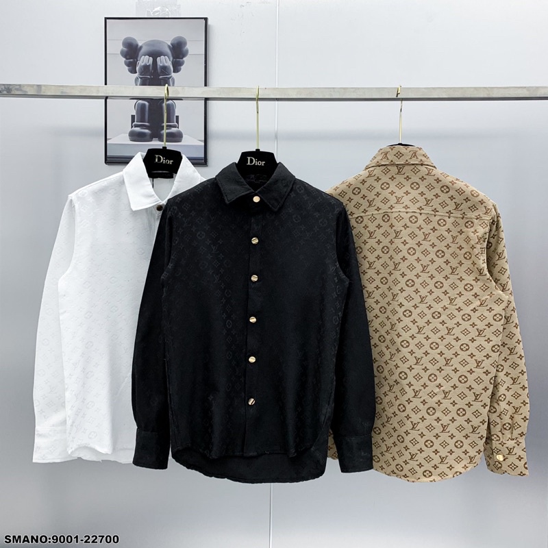 Áo Sơ Mi Nam Họa Tiết - Áo Sơ Mi Nam Dập Vân