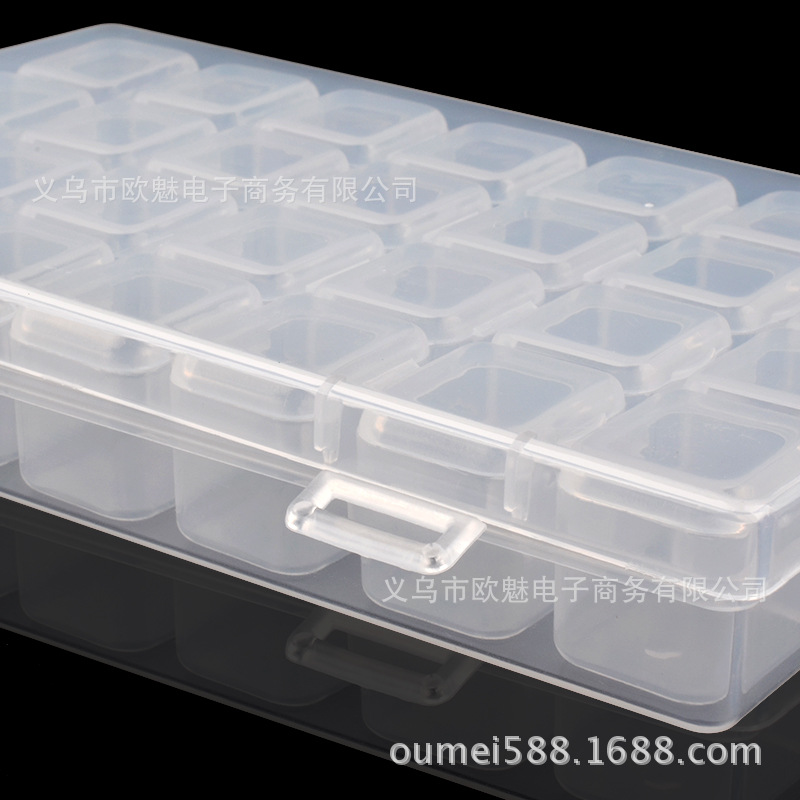 Nail Tools 28 Jewelry Packaging Boxes Detachable Plastic Box Nail Accessories Sub Box Fall Proof Box