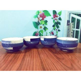 Bộ ly gốm sứ Nhật (4 cái, ib chọn mẫu)