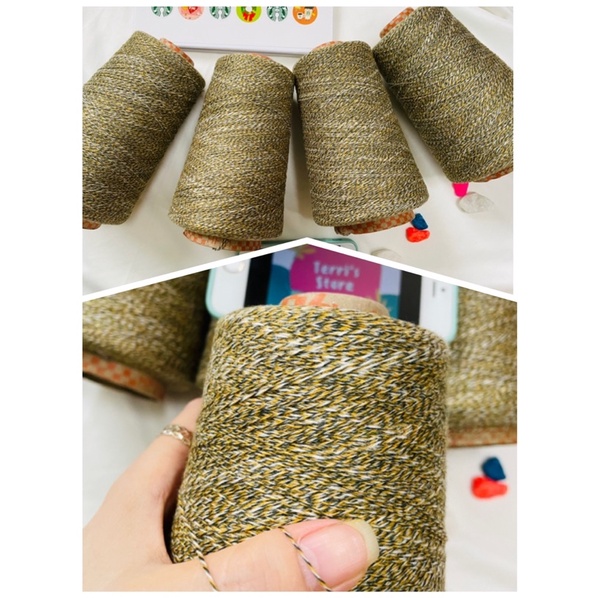 Sợi cotton 100% của Huafu màu loang - Dòng sợi chất lượng cao dùng cho đan móc