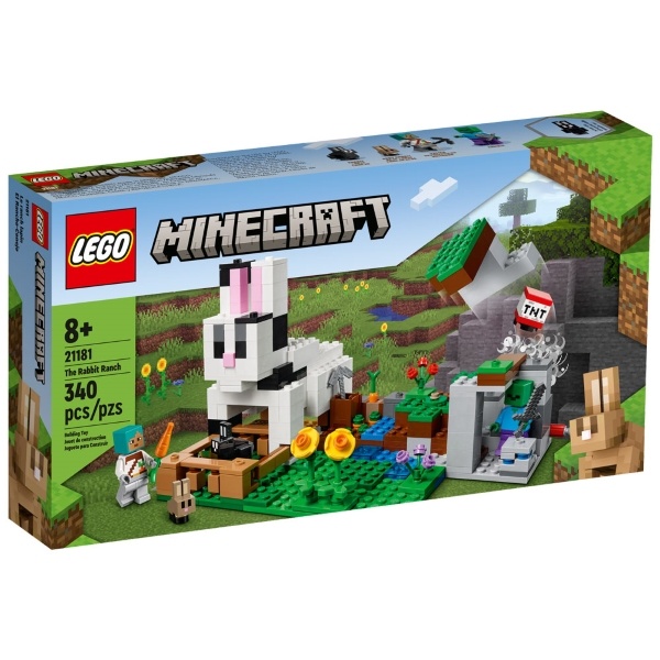 Đồ Chơi Lắp Ráp Lego Minecraft 21181 - The Rabbit Ranch (340 Mảnh Ghép)