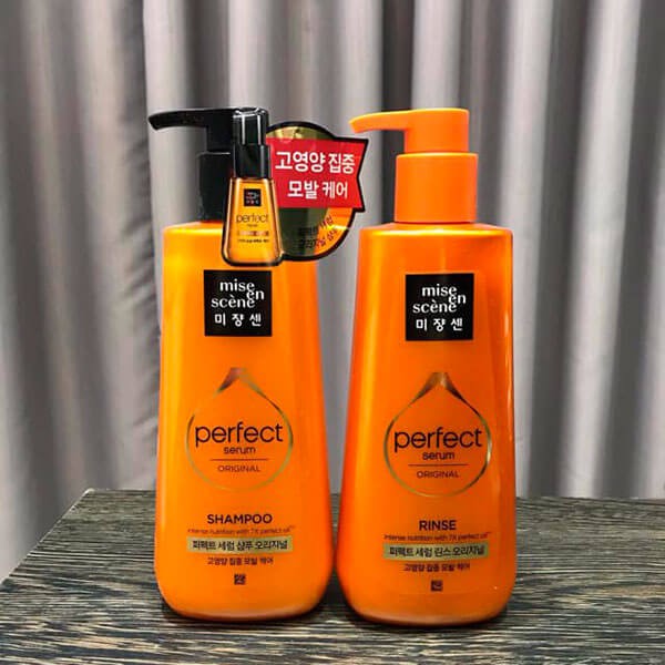 Combo dầu gội xả Miseen Scene perfect serum Hàn Quốc 680ml