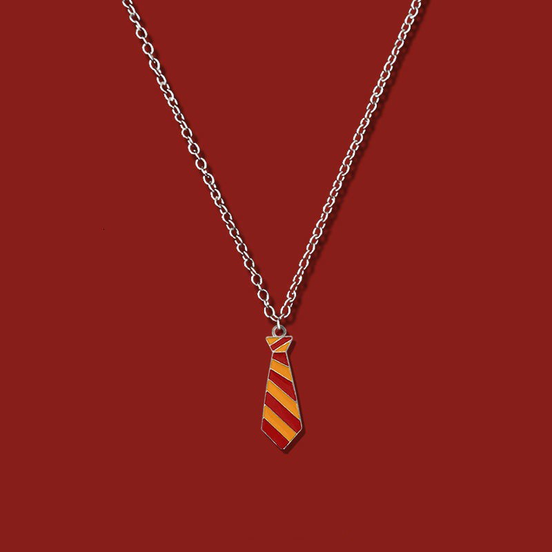 Vòng cổ Thép Titan Mặt Hình Cà Vạt Phong Cách Hip Hop Hàn Quốc Cá Tính