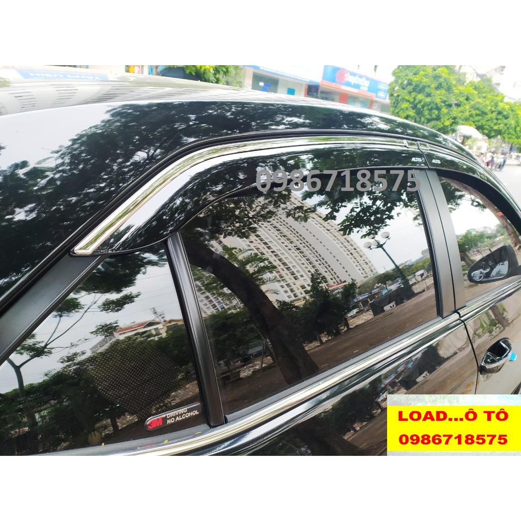 Vè Che Mưa Xe Toyota Altis 2022-2016 Mẫu Chỉ Inox Cao Cấp Đẹp Nhất Thị Trường